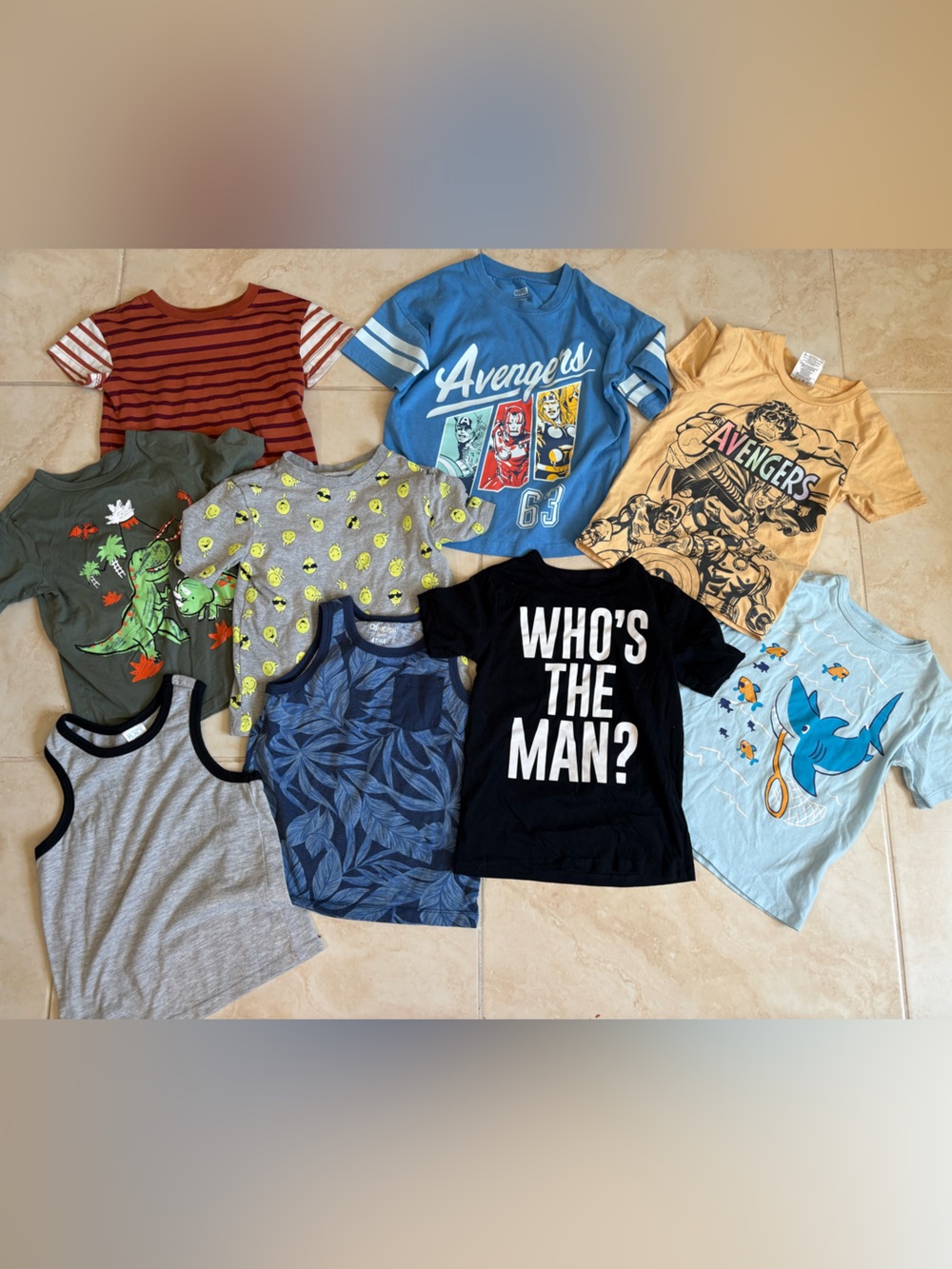 Boys summer Tshirt /tank bundle 3t